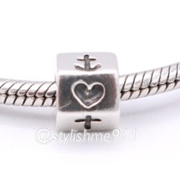 Authentic PANDORA Faith Hope and Love Charm - 790119 - Picture 2 of 12